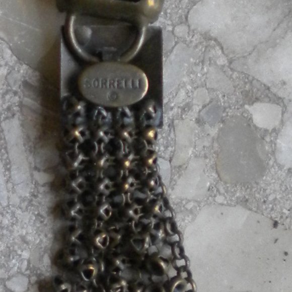 Vintage Rare Sorrelli Brass Jet Crystal Earrings - Picture 5 of 5